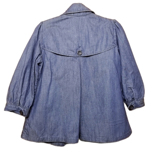 H&M | Women's Denim Peplum Style Jacket (US Size 8) - Picture 10 of 10